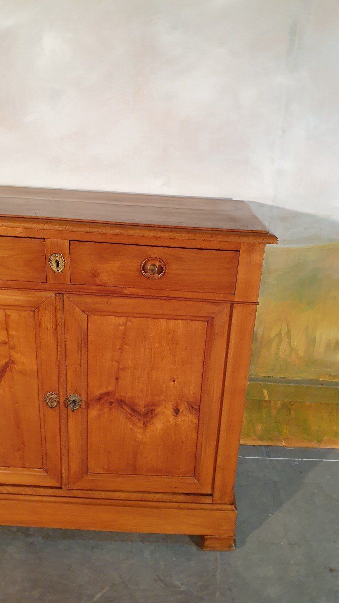Kleines Louis Philippe Sideboard aus Kirschholz