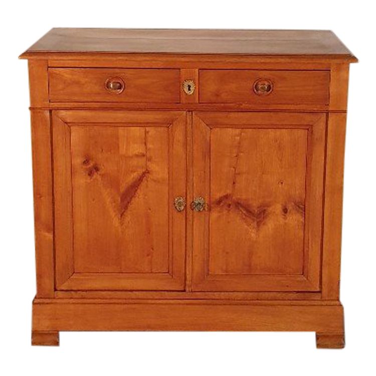 Kleines Louis Philippe Sideboard aus Kirschholz