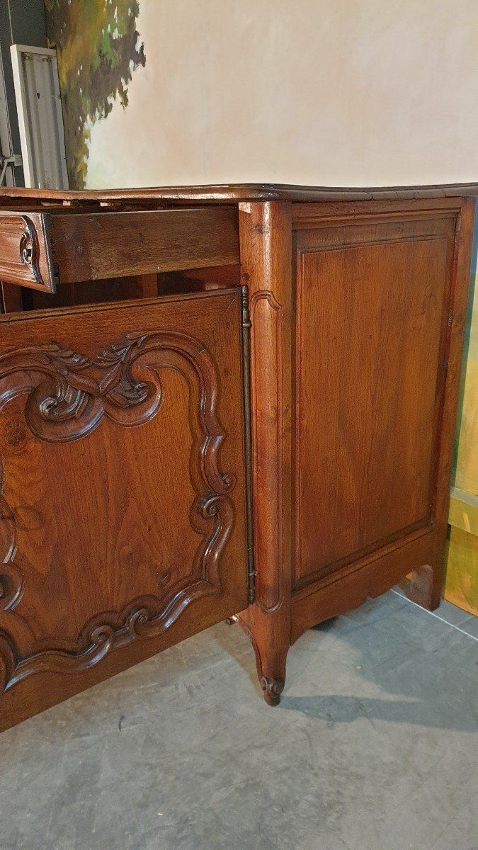 Louis XV Low Sideboard in Oak
