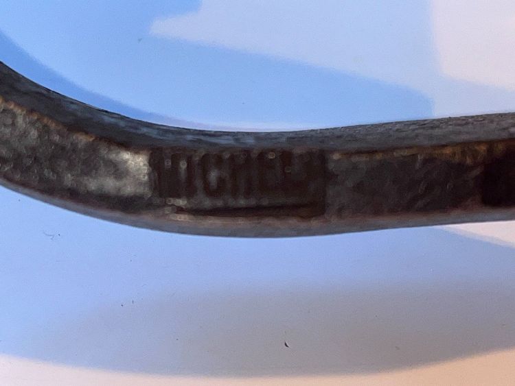 Michel ZADOUNAISKY (1903-83) Candelieri a serpente in ferro battuto Art Déco Firmati