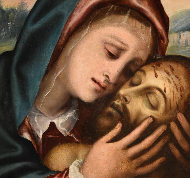 Pietà, Giovan Bernardo Lama (Neapel, 1536 - 1600)
