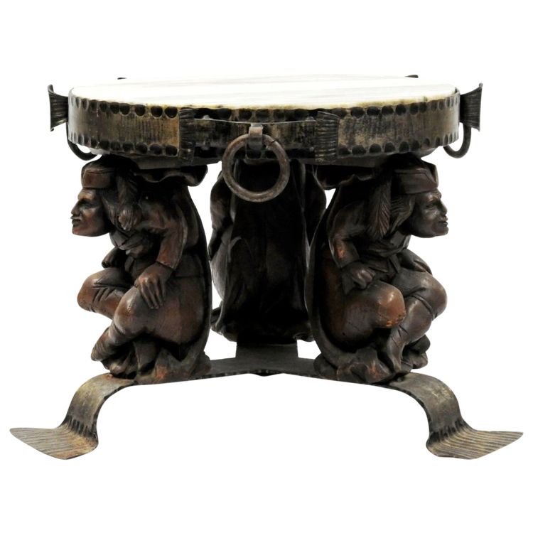 Jean-maurice ROTSCHILD (1902-1999) Circular Top Coffee Table In Marble