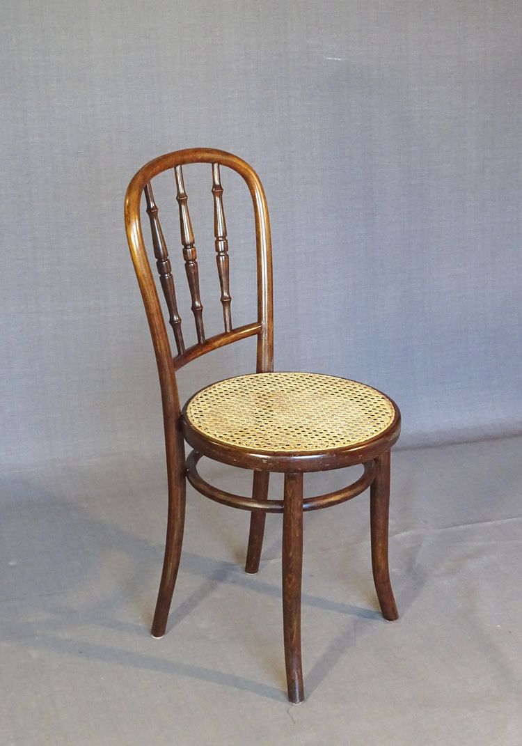 Set di 2 sedie Kohn bistrot cannées 1920 - in legno curvato - No Thonet