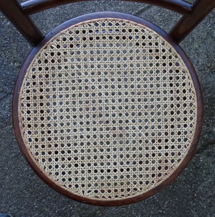 Set di 2 sedie Kohn bistrot cannées 1920 - in legno curvato - No Thonet
