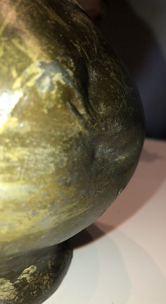 SIBEUD Hélène (1900) Important Pair Of Vases Signed 2 Faces (rare) Art Nouveau