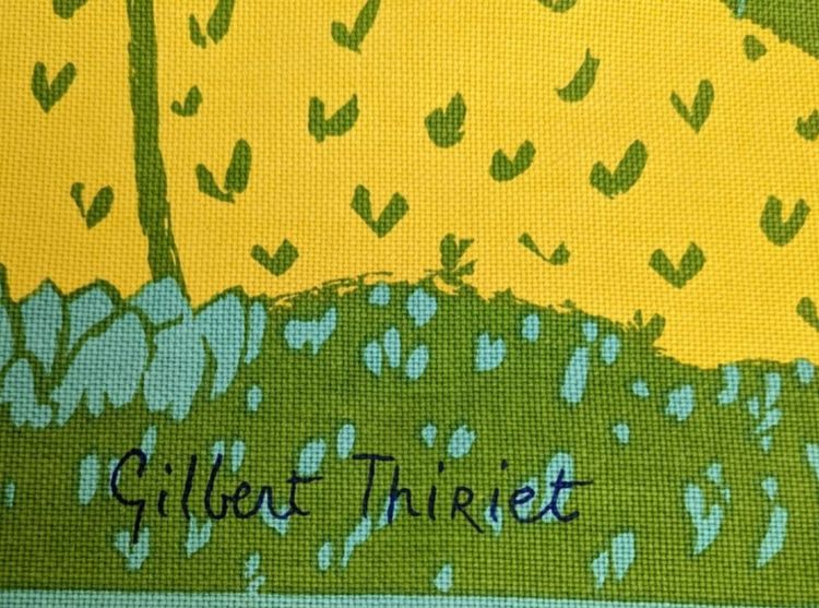 THIRIET Gilbert & Braun Paris Tapestry About 1960 Edition of 200