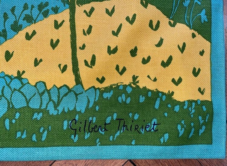THIRIET Gilbert & Braun Paris Tapestry About 1960 Edition of 200