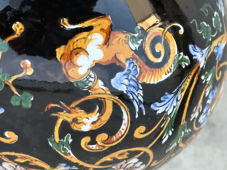 Paire de lampes en Gien