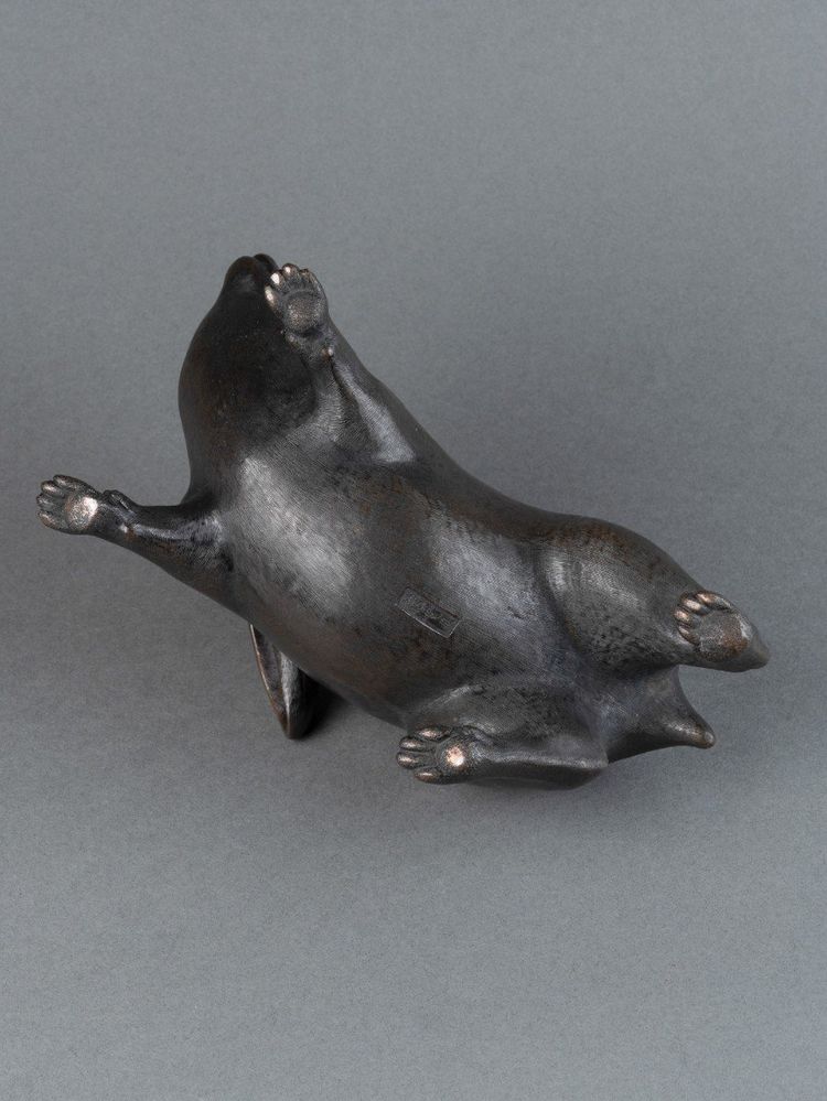 Bronzo, Leprotto adorabile, Giappone, Edo, Meiji, Arte asiatica