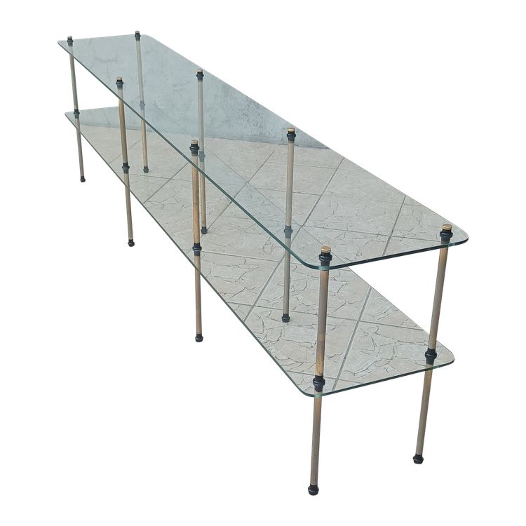 60's vintage large shelf enfilade store display