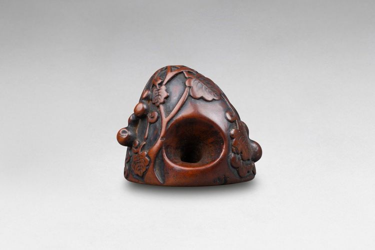 Netsuke - Coloquintes, Calebasses Et Leurs Feuillages. Japon Edo