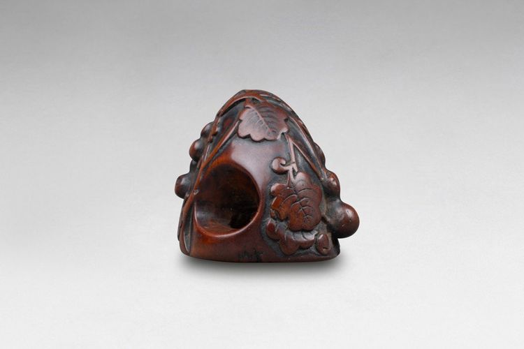Netsuke - Coloquintes, Calebasses Et Leurs Feuillages. Japon Edo