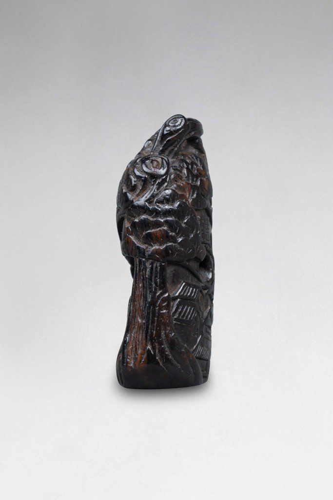 Netsuke e cachet. Personaggi in un paesaggio. Giappone Edo