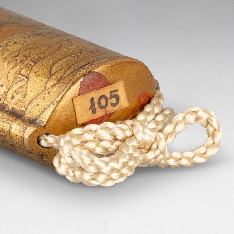 Petit Modèle Inro En Laque Or Japon Edo 18e Siècle