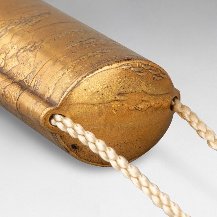 Petit Modèle Inro En Laque Or Japon Edo 18e Siècle