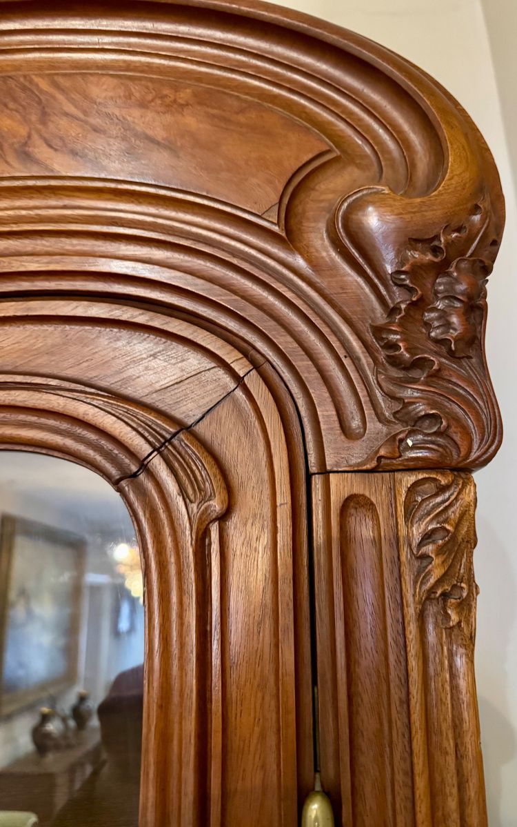 Bibliothèque / Vitrine Art Nouveau 