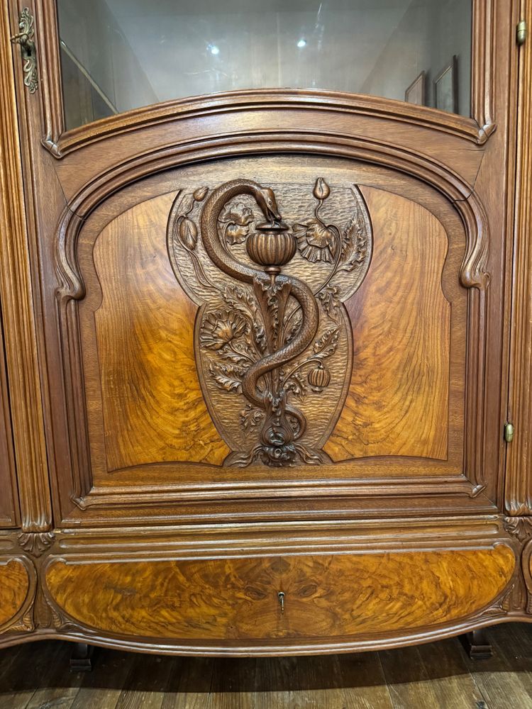 Bibliothèque / Vitrine Art Nouveau 