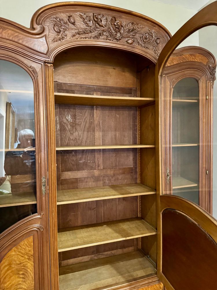 Bibliothèque / Vitrine Art Nouveau 