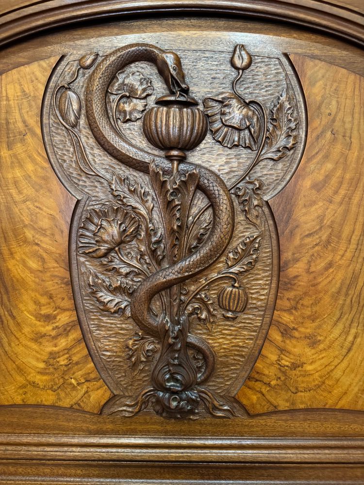 Bibliothèque / Vitrine Art Nouveau 