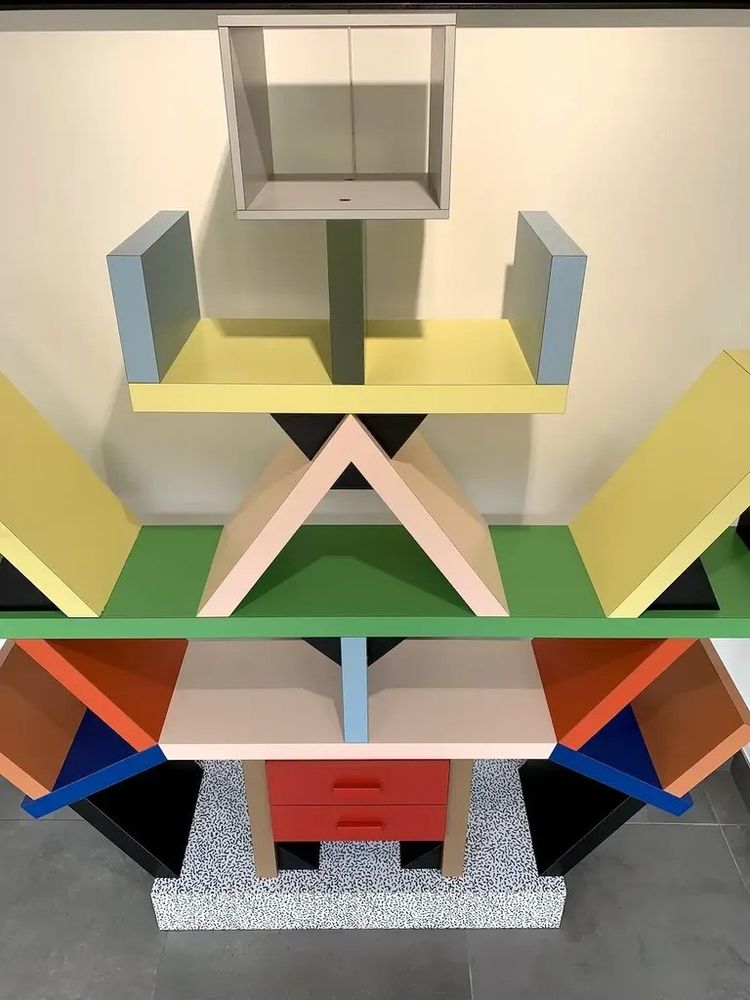  Ettore Sottsass bookcase - Carlton model