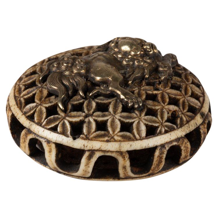 Ryusa Manju Netsuke Japon Edo