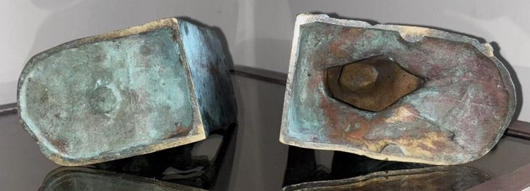 BOFILL Antoine ( 1875-1939 ) Pair Of Bronze Animal Bookends Signed