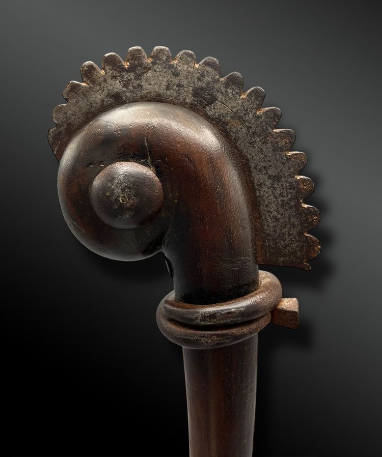 RÉCADE CÉPHALOPHORME - Culture Fon ?, Bénin - XIXème siècle