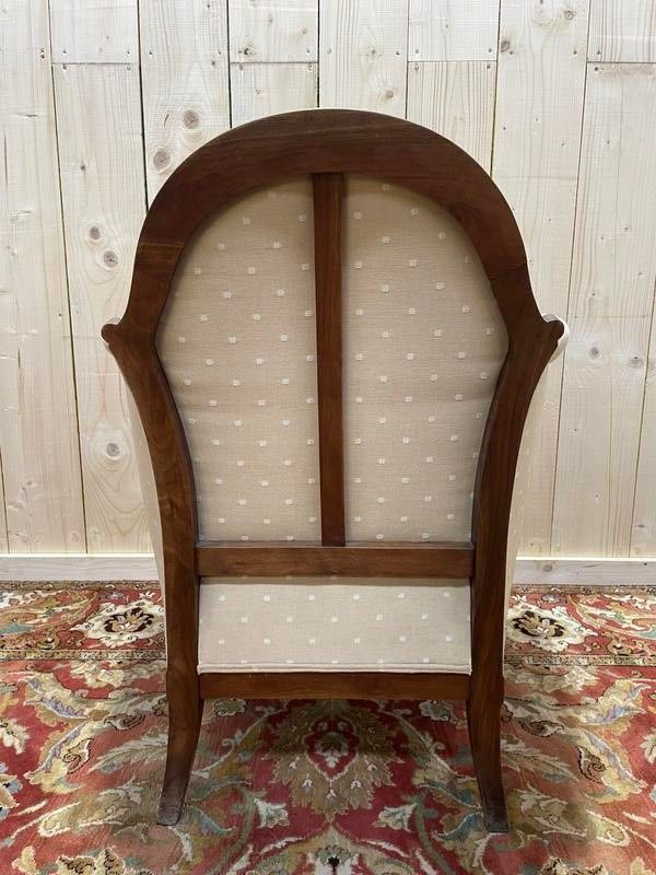Bergère Art Deco era in mahogany