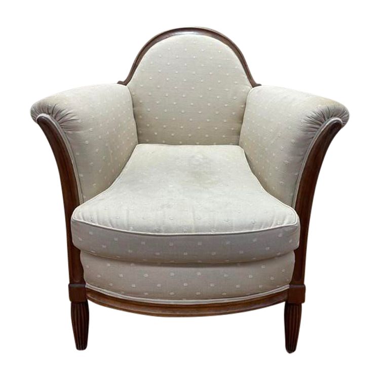 Bergère Art Deco era in mahogany