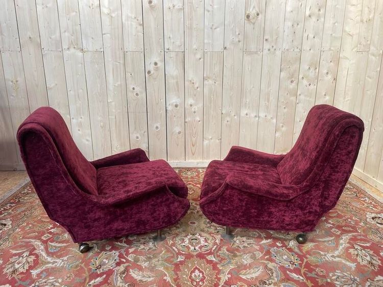 Pair of armchairs 1960 Arflex