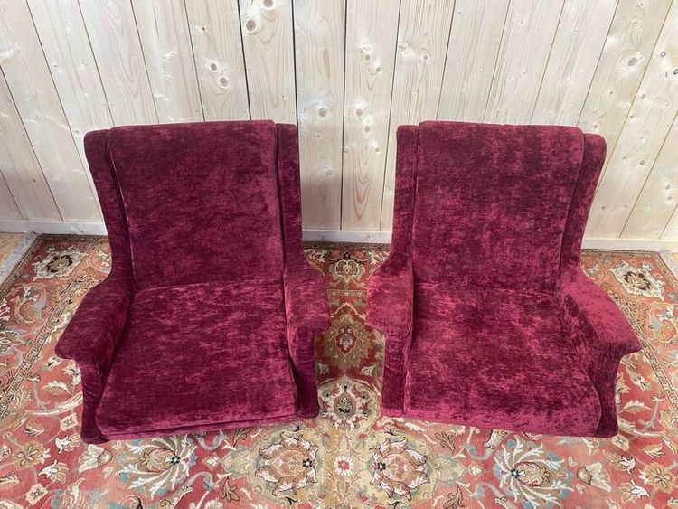 Pair of armchairs 1960 Arflex