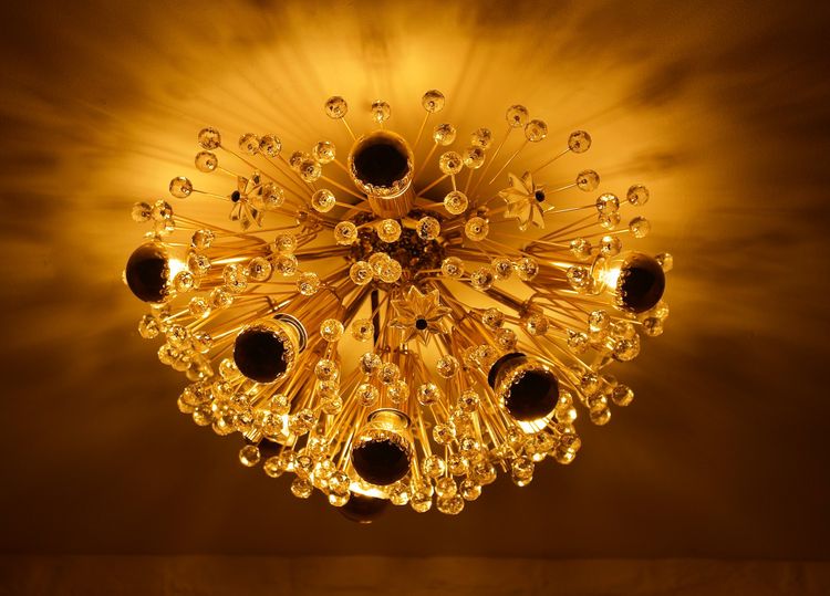 Flocon" ceiling light Emil Stejnar