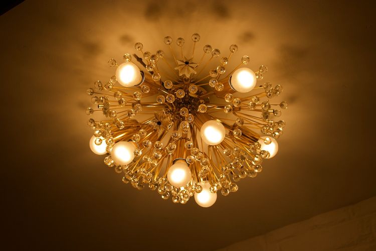 Flocon" ceiling light Emil Stejnar