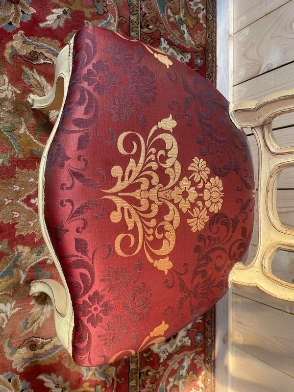 Suite of 6 Venirian chairs era Louis XV
