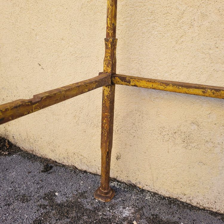 Large Canopy Bed In Antique Steel, Late 18th Early 19th Century