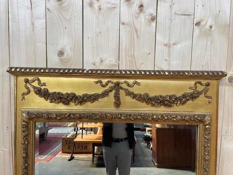 Mirror - Trumeau Style Louis XVI era napoleon III