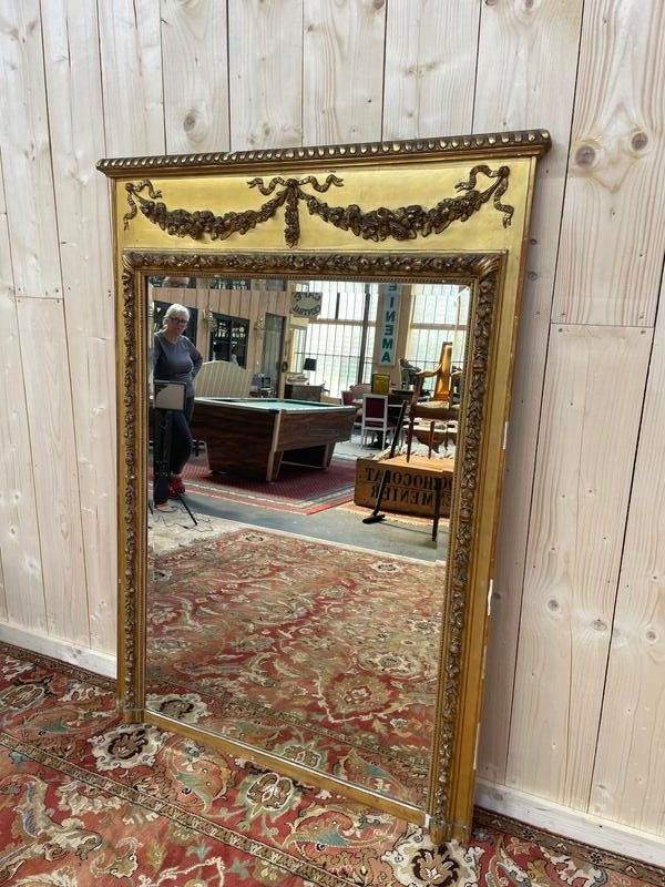 Mirror - Trumeau Style Louis XVI era napoleon III