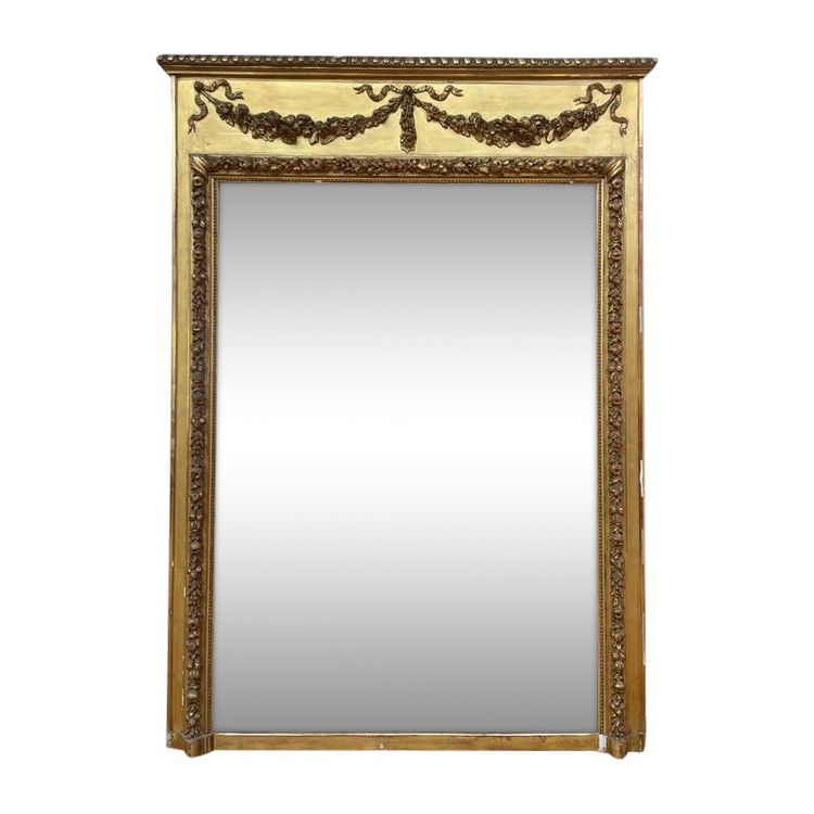 Mirror - Trumeau Style Louis XVI era napoleon III