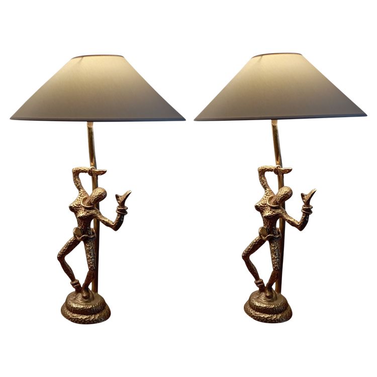Coppia di lampade in ormù Nicolas De Wael
