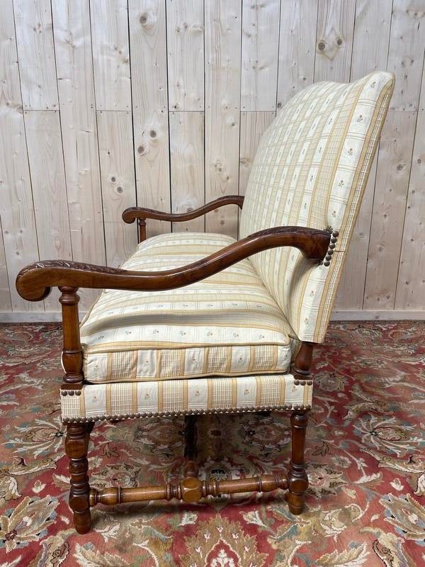 Bench - Louis XIII sofa in walnut