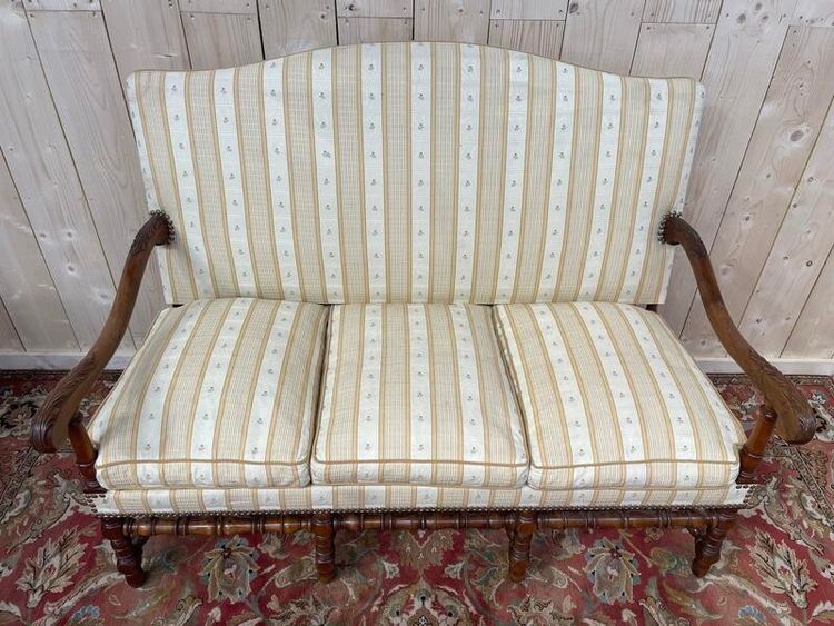 Bench - Louis XIII sofa in walnut