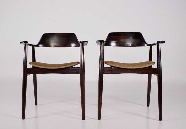 Hartmut Lohmeyer armchairs model 411