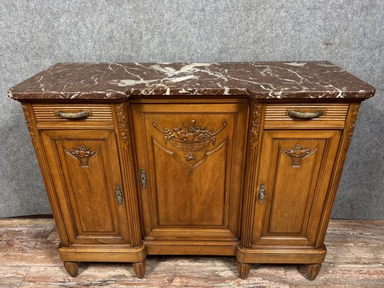Attractive Art Deco period sideboard in walnut circa 1925