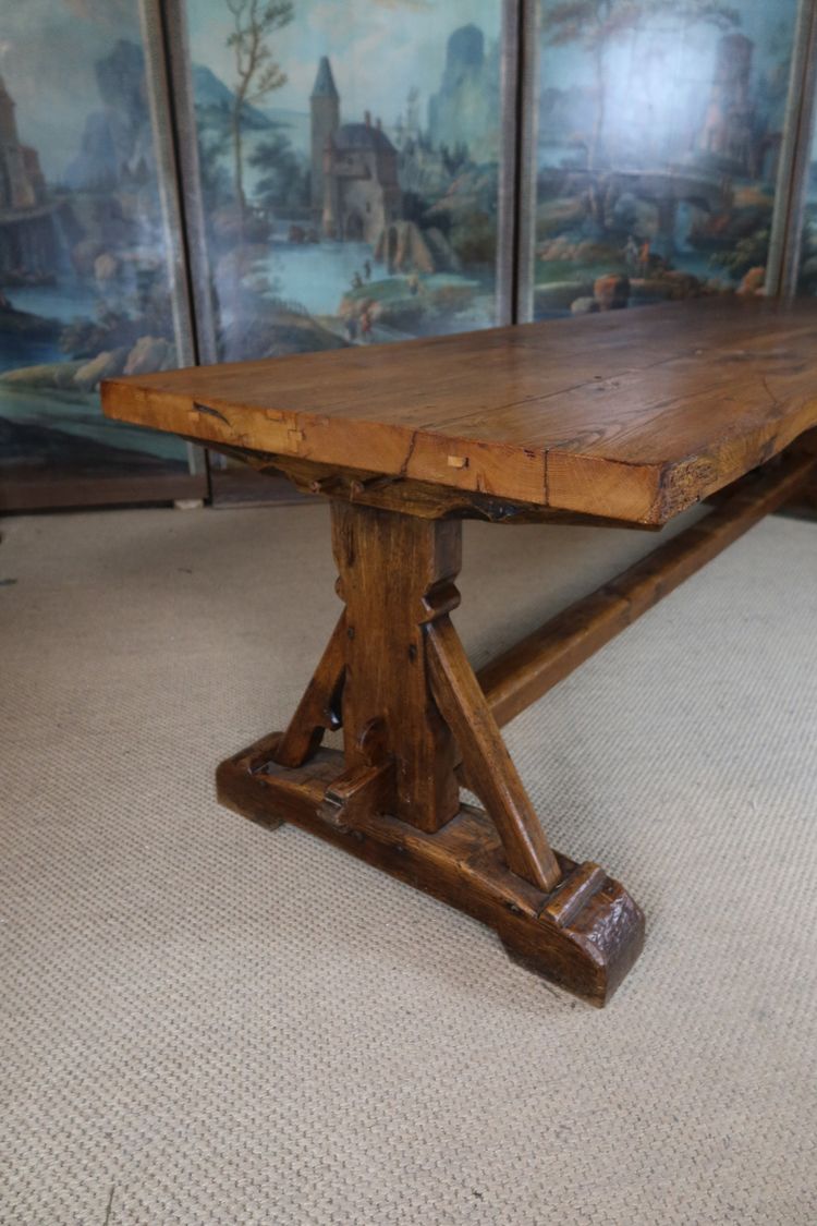 Large oak table