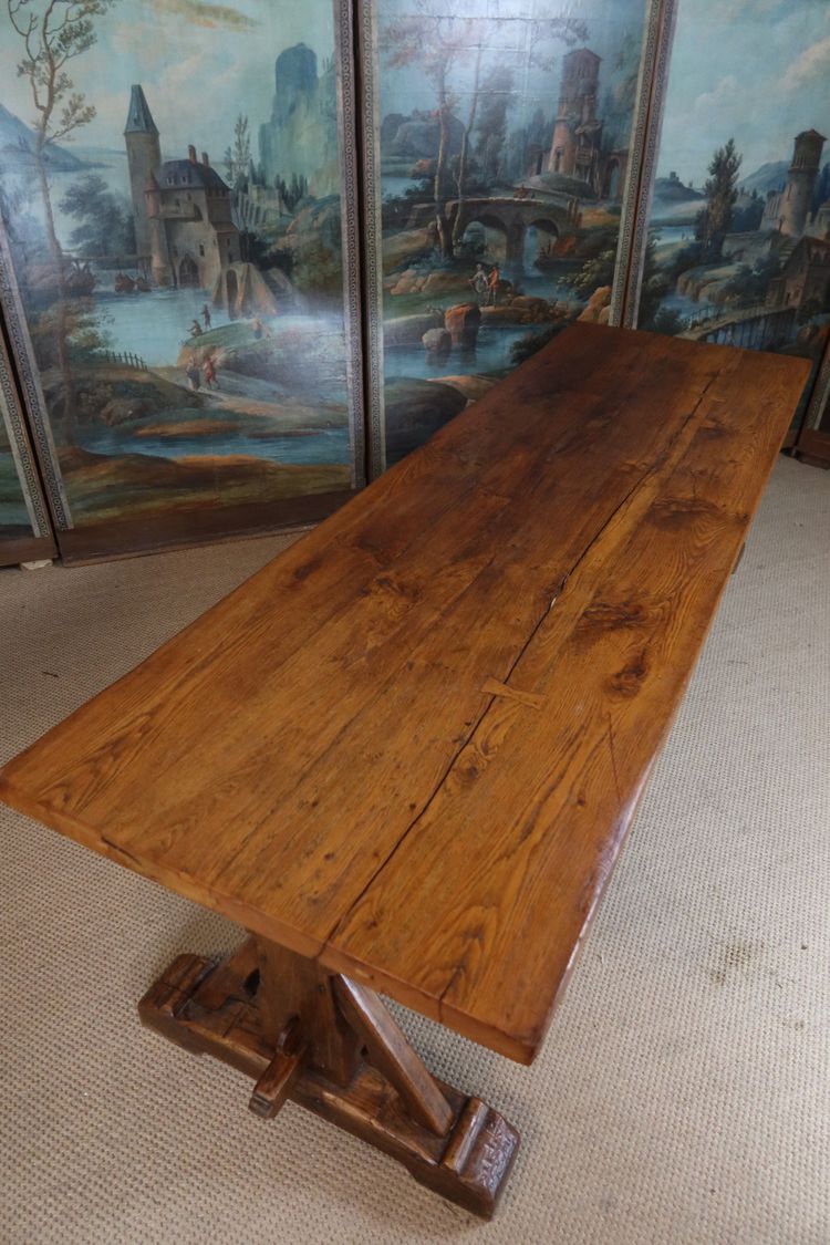 Large oak table