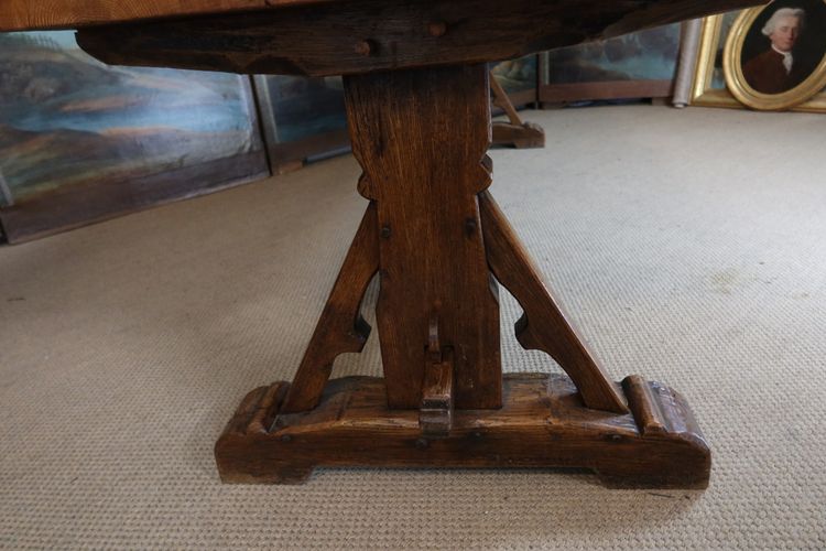 Large oak table