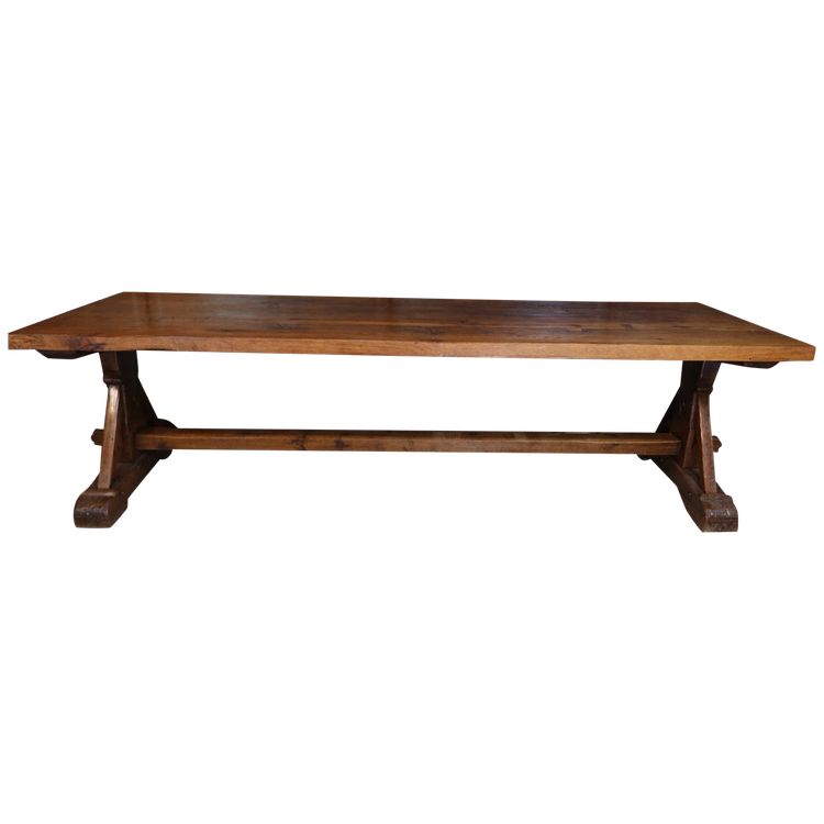 Large oak table
