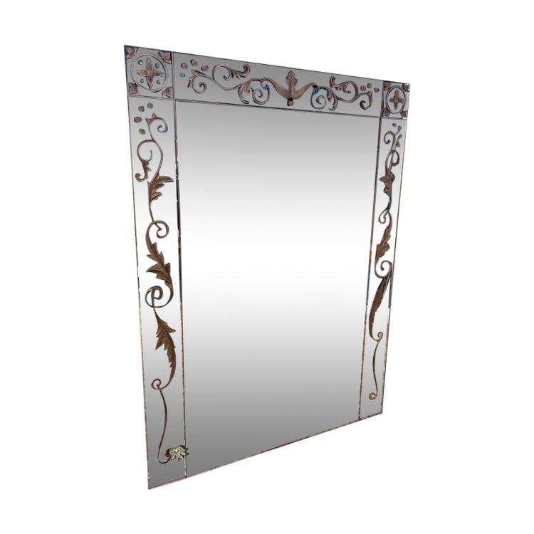 Mirror of Brasserie or Bistror Eglomized 165 cm