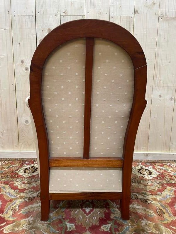 Fauteuil - Bergère époque Art Déco en noyer 