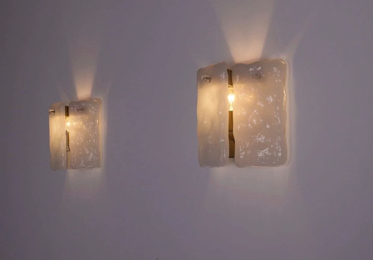 Applique "Trio" in vetro di Murano